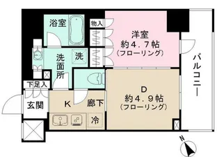 日神デュオステージ板橋駅前【9階】の間取り