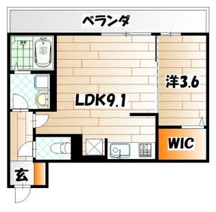グレイド【1階】の間取り
