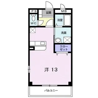 リーベ・フラオ【2階】の間取り