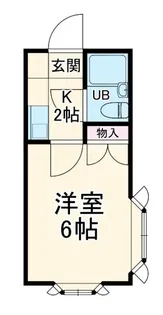 パークヒルズB【2階】の間取り