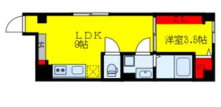 ルミオ王子【3階】の間取り
