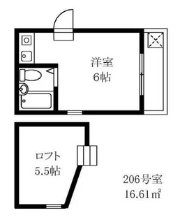 メゾン小林【2階】の間取り