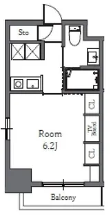 Totsu Residence Shiba【9階】の間取り