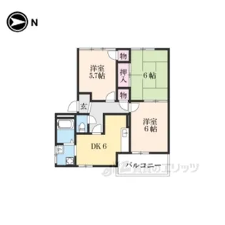 DOGWOOD【2階】の間取り