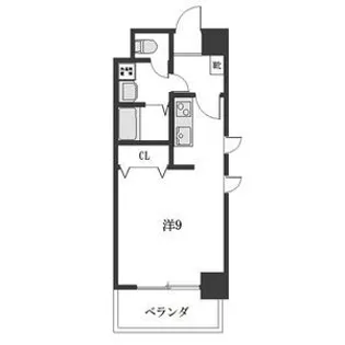 レジデンス新瀬戸【8階】の間取り