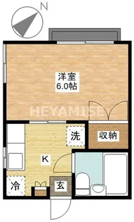 フォーリーフ弥生B【2階】の間取り