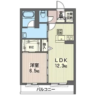 ナチュラス【1階】の間取り