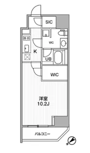 ALTERNA恵比寿【7階】の間取り
