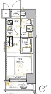 リルシア グランデ 横濱吉野町【10階】の間取り