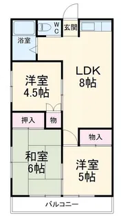 ハイム大京【2階】の間取り