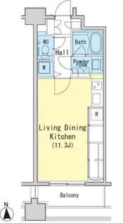 レジディア西麻布【3階】の間取り
