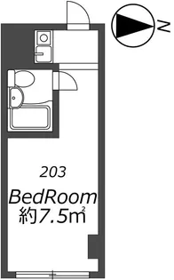 シティプラザ東新宿【2階】の間取り