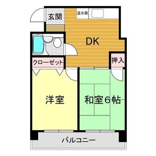 リーベンアルデバラン【6階】の間取り