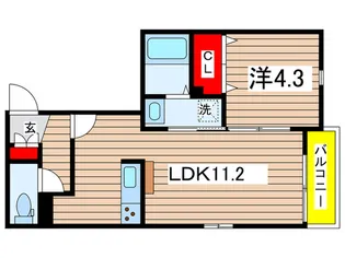 CUORE PURO【2階】の間取り