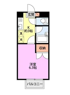 ヴィラWEST【1階】の間取り