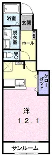 キャビン E68【1階】の間取り