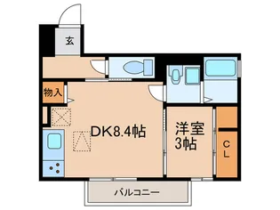 ボンテール池端【1階】の間取り
