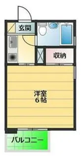 桜館5【3階】の間取り