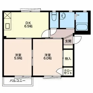 Flats A【2階】の間取り