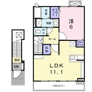 サンリット【2階】の間取り