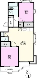 グランドール・ユー【3階】の間取り