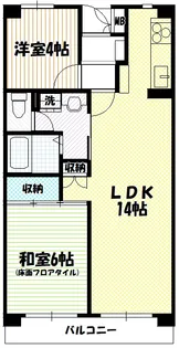 カルチャーバレー唐木田2【4階】の間取り