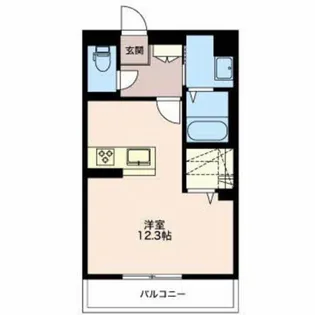 Premias平町III【3階】の間取り