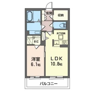 サンヒルズ竪台【1階】の間取り
