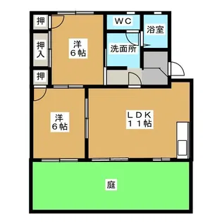 エクセル・シオール【1階】の間取り