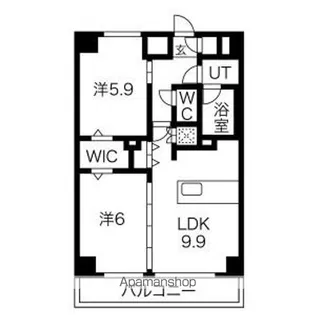 エルフォルテ東日暮里【6階】の間取り