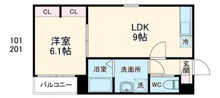 GRADUS四街道【2階】の間取り