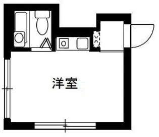 カフーシ蒲田【1階】の間取り