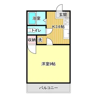 メゾンルーブル【2階】の間取り