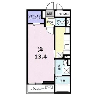 アビタシオン・ボヌール【3階】の間取り