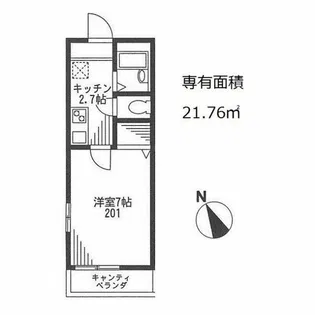 リビオン【2階】の間取り