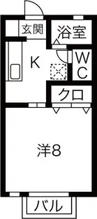 NY・KANEGASAKI B棟【2階】の間取り