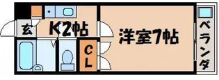 リベラル参番館【1階】の間取り