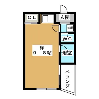 ヴィレドソレイユ【5階】の間取り