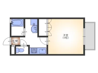 イーグルハイツ【2階】の間取り