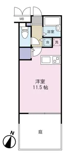 モダンフォルム洗足【1階】の間取り