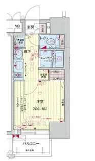 プレサンス難波幸町【10階】の間取り