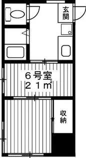 メゾンイワシタ【1階】の間取り