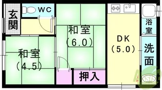 堀切ガーデンズ【1階】の間取り