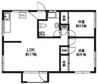 東京都福生市大字福生二宮【一戸建】の間取り