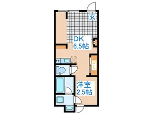 SILVERADO方南【1階】の間取り