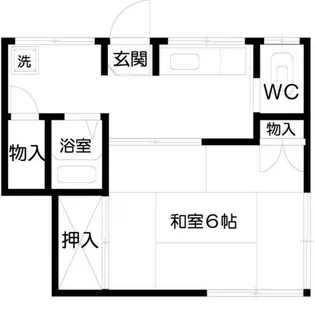 石塚荘【1階】の間取り
