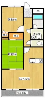 サニーコート浅井【3階】の間取り