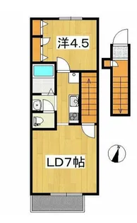 東京都練馬区石神井町6【アパート】の間取り