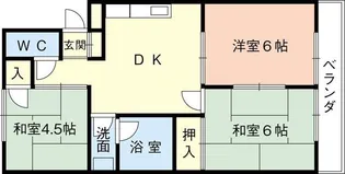 マンション・アイリス【2階】の間取り