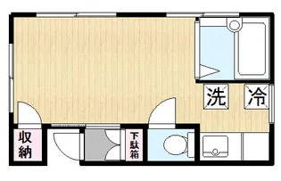 ハイツ末広【1階】の間取り